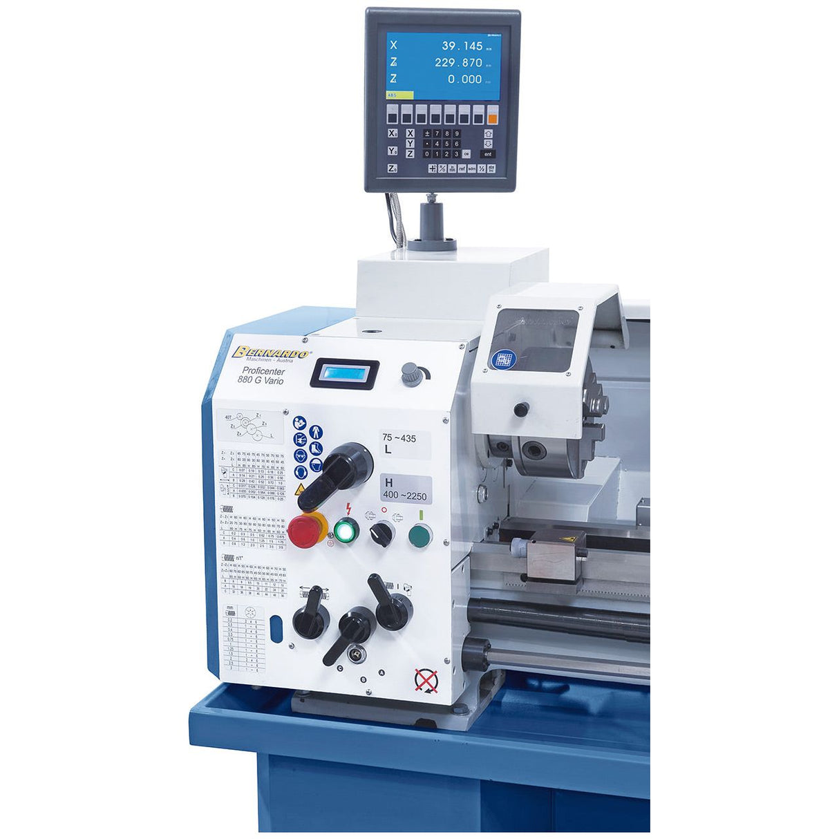 BERNARDO Bearbeitungszentre – Modell Proficenter 880 G Vario / 230 V inkl. 2-Achs-Digitalanzeige ES-12 V