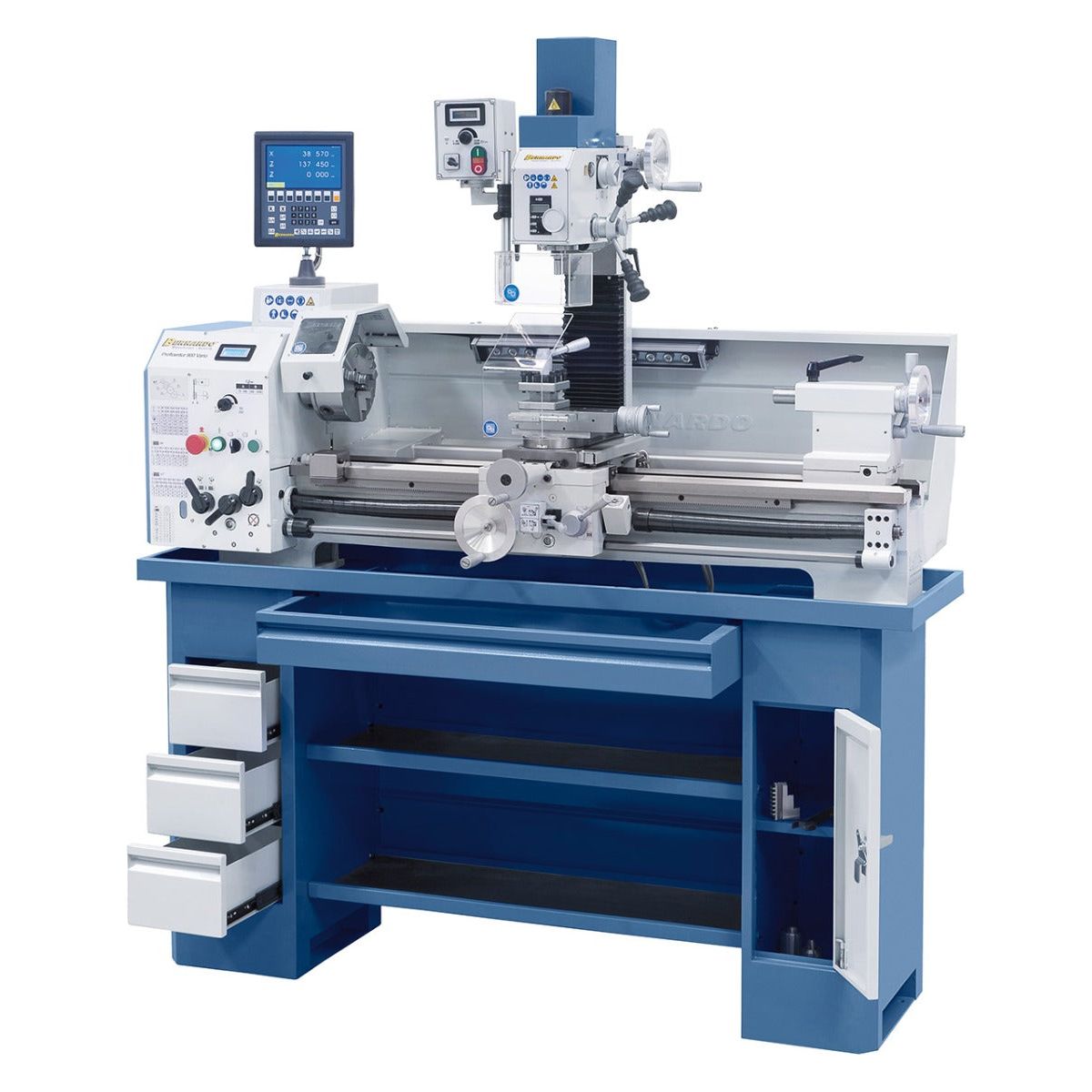BERNARDO Bearbeitungszentre – Modell Proficenter 900 Vario / 400 V inkl. 2-Achs-Digitalanzeige ES-12 V