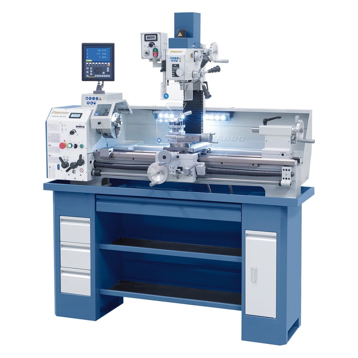 BERNARDO Bearbeitungszentre – Modell Proficenter 900 Vario / 400 V inkl. 2-Achs-Digitalanzeige ES-12 V