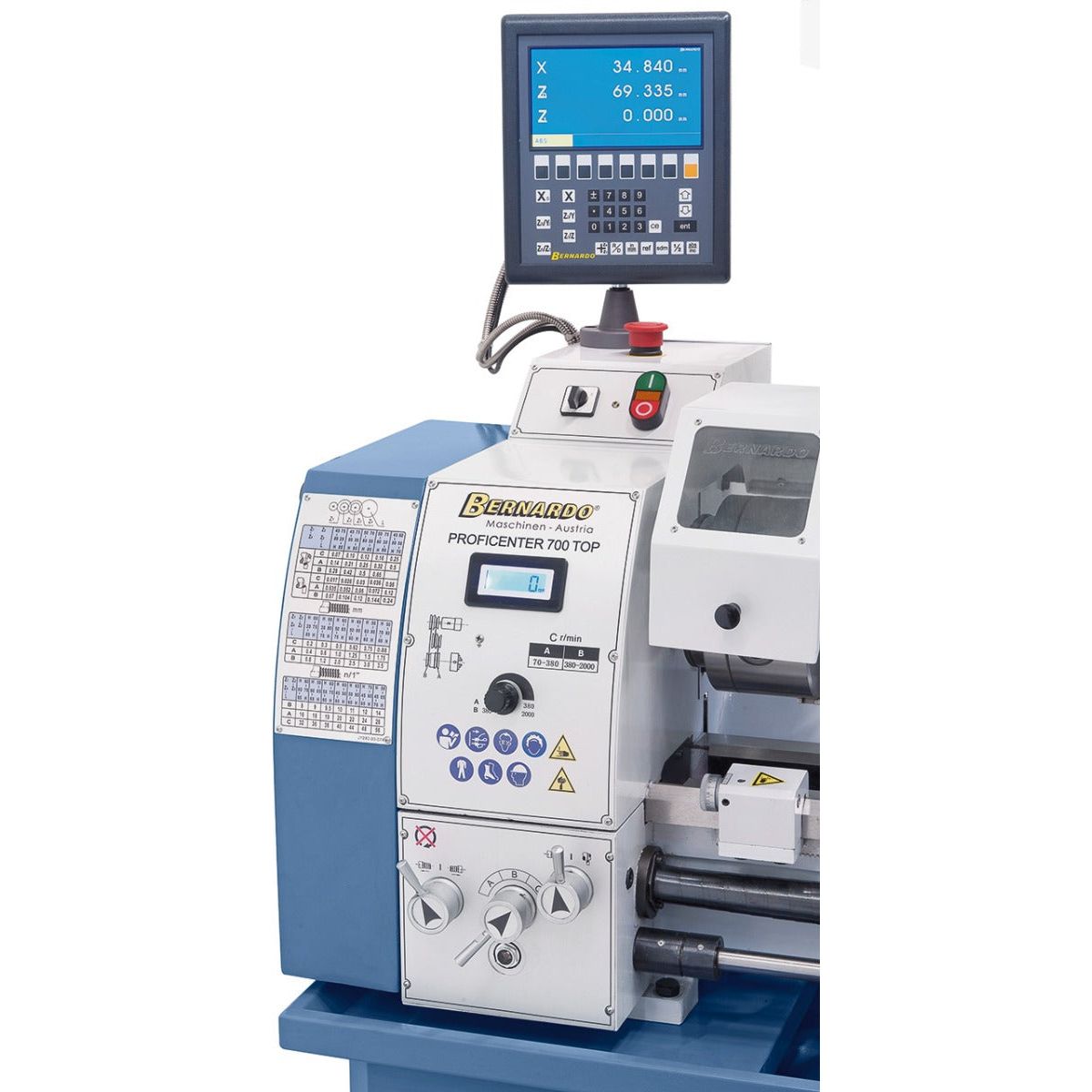 BERNARDO Bearbeitungszentre – Modell Proficenter 700 Top / 230 V inkl. 2-Achs-Digitalanzeige ES-12 V