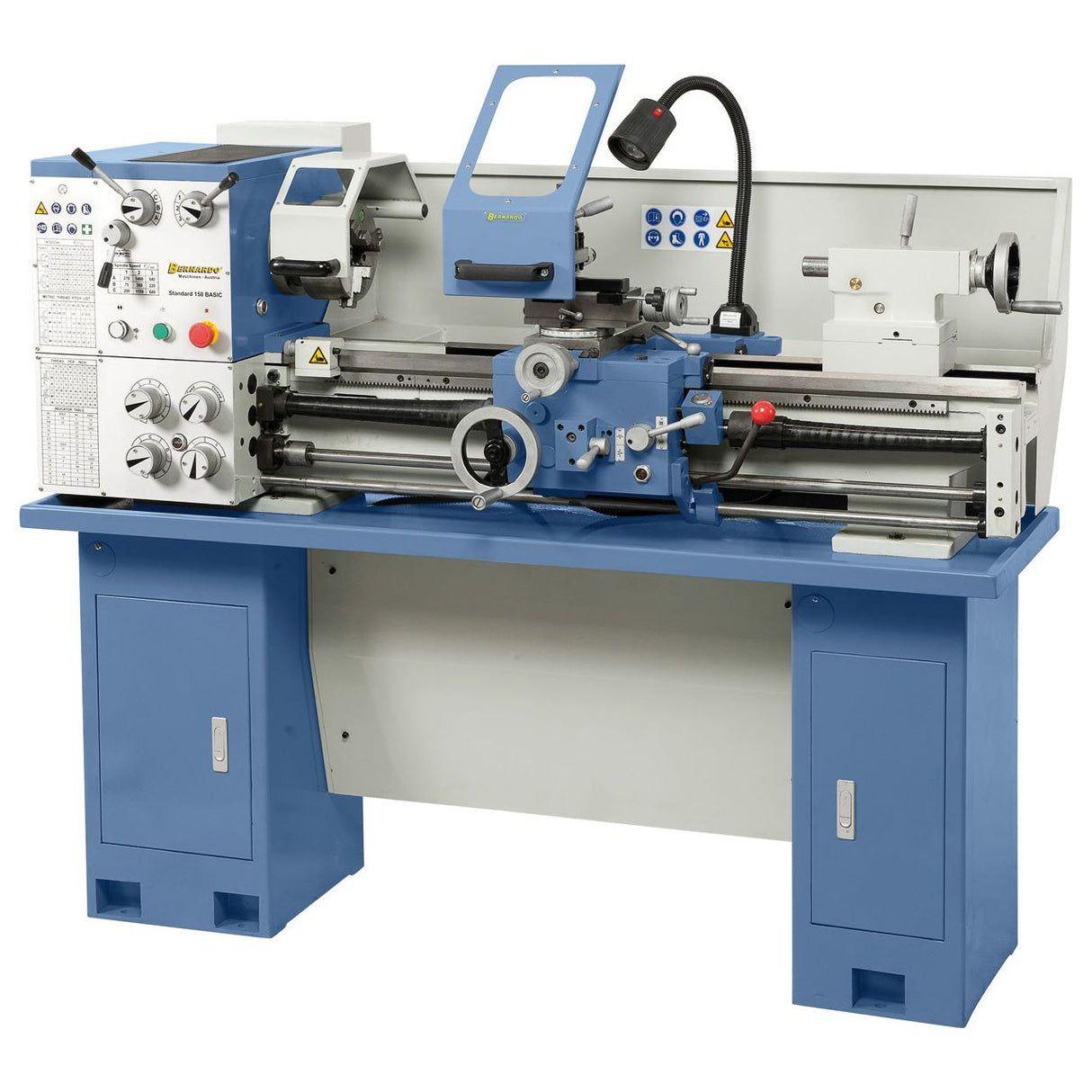 BERNARDO Leit- und Zugspindeldrehmaschine – Modell Standard 150 Basic