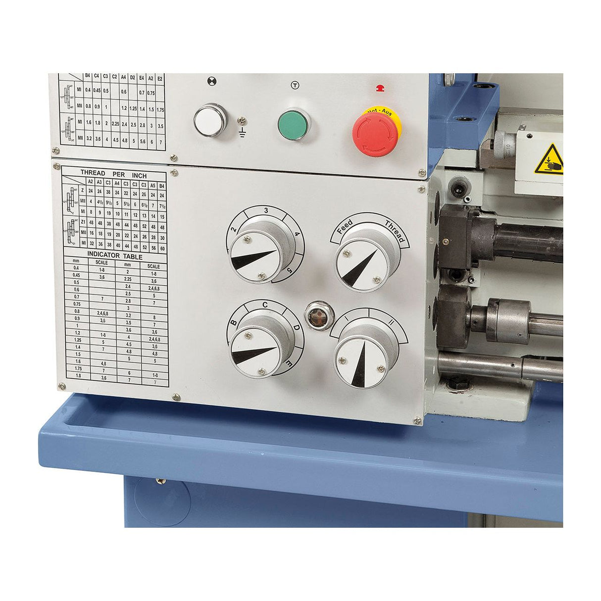 BERNARDO Leit- und Zugspindeldrehmaschine – Modell Standard 150 Basic