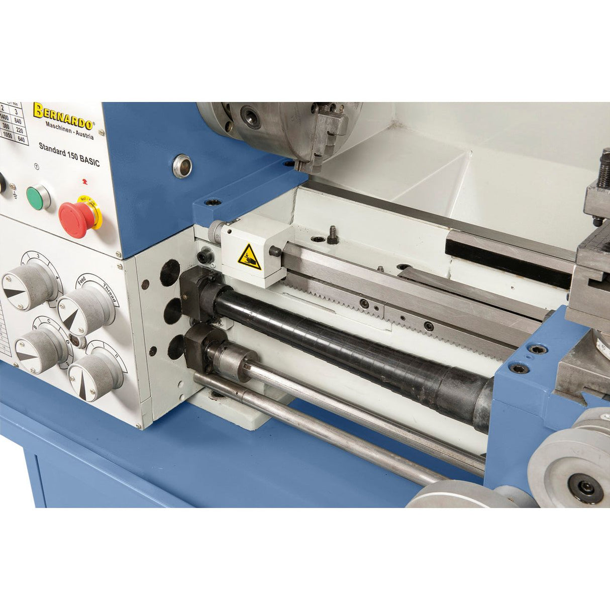 BERNARDO Leit- und Zugspindeldrehmaschine – Modell Standard 150 Basic