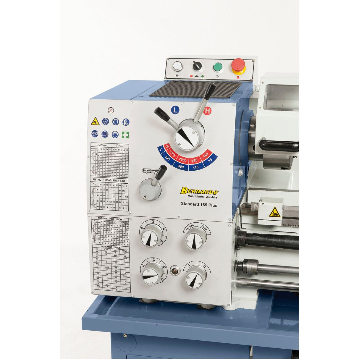 BERNARDO Leit- und Zugspindeldrehmaschine – Modell Standard 165 Plus