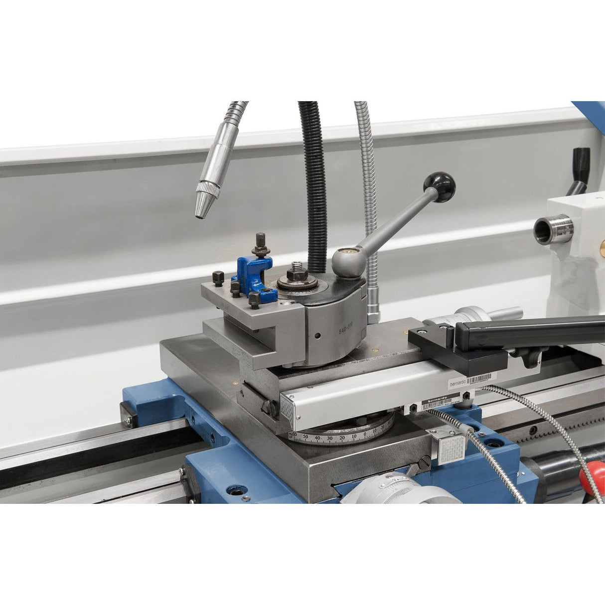 BERNARDO Leit- und Zugspindeldrehmaschine – Modell Standard 165 V-Top inkl. 3-Achs-Digitalanzeige ES-12 V