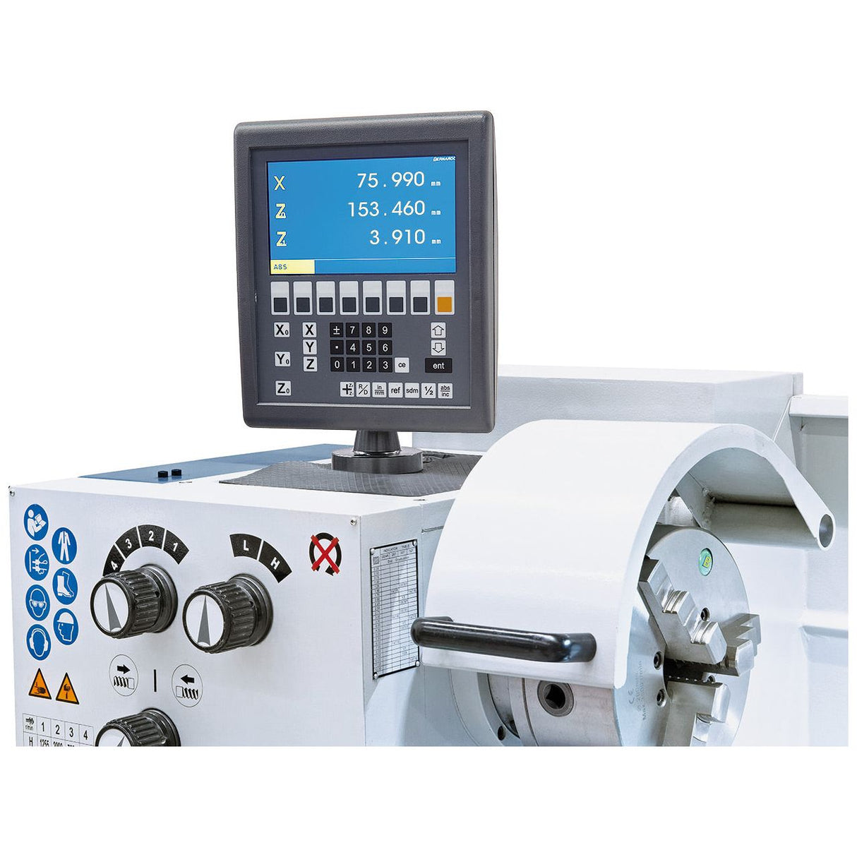 BERNARDO Universaldrehmaschine – Modell Master 360 Pro inkl. 3-Achs-Digitalanzeige ES-12 V