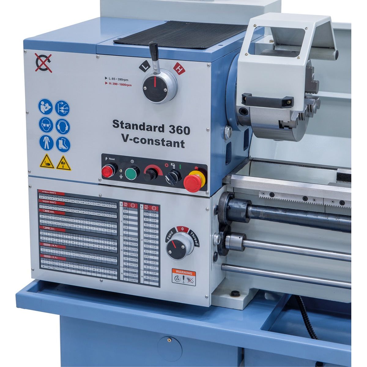 BERNARDO Universaldrehmaschine mit stufenloser Drehzahl – Modell Universaldrehmaschine Standard 360 V - constant *