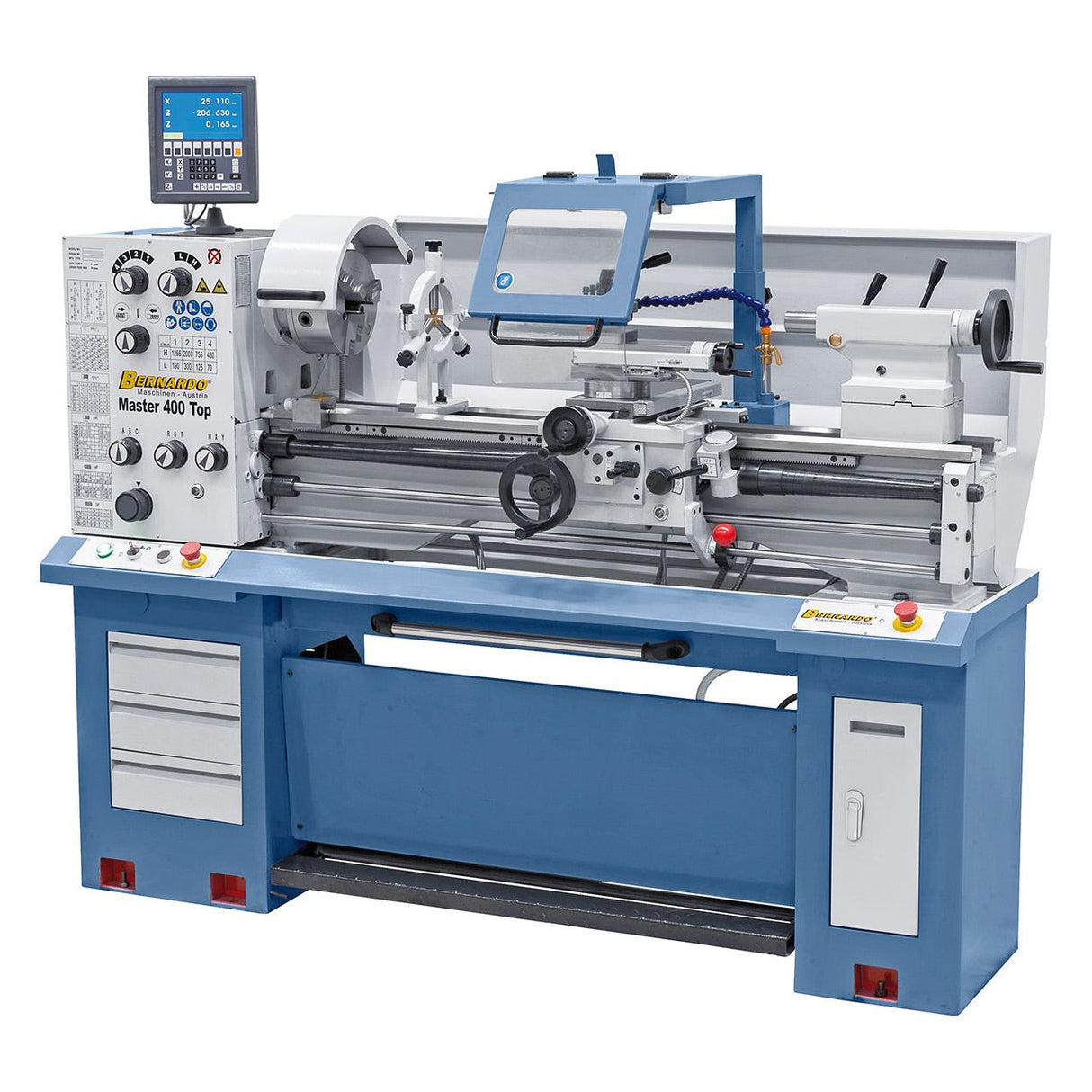 BERNARDO Universaldrehmaschine – Modell Master 400 Top inkl. 3-Achs-Digitalanzeige ES-12 V