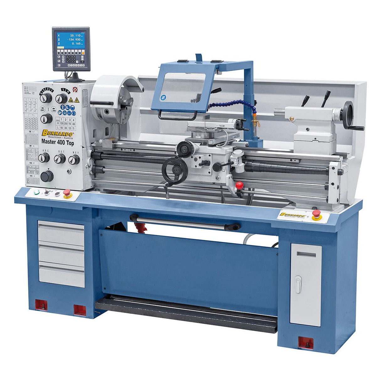 BERNARDO Universaldrehmaschine – Modell Master 400 Top inkl. 3-Achs-Digitalanzeige ES-12 V