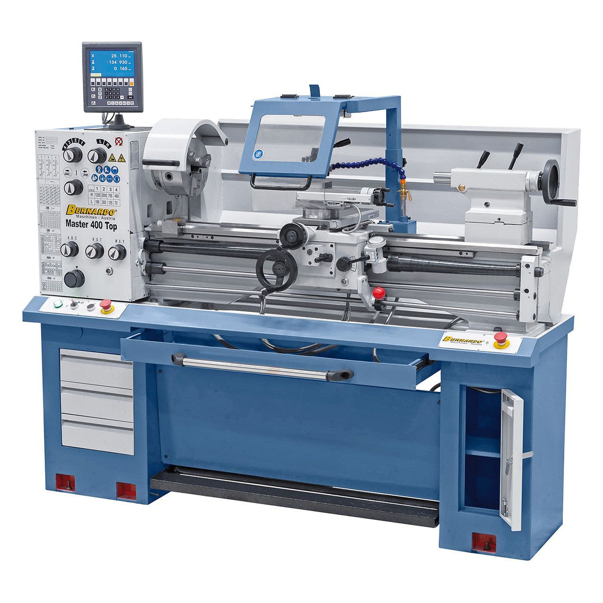 BERNARDO Universaldrehmaschine – Modell Master 400 Top inkl. 3-Achs-Digitalanzeige ES-12 V