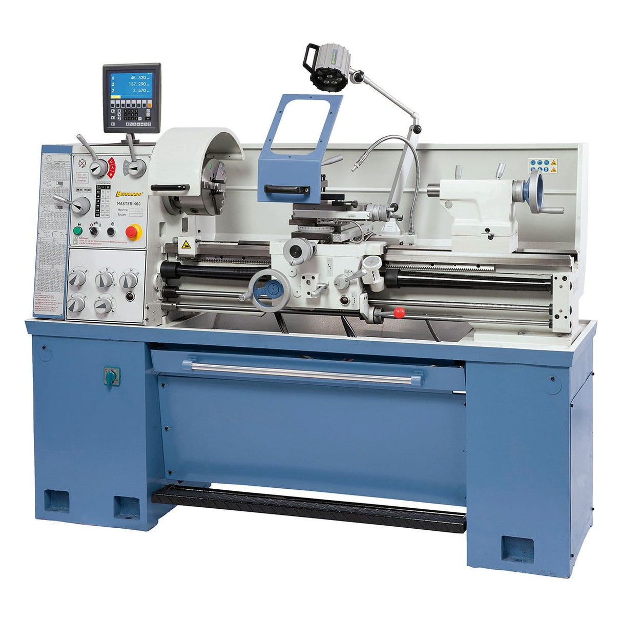 BERNARDO Universaldrehmaschine – Modell Master 400 inkl. 3-Achs-Digitalanzeige ES-12 V