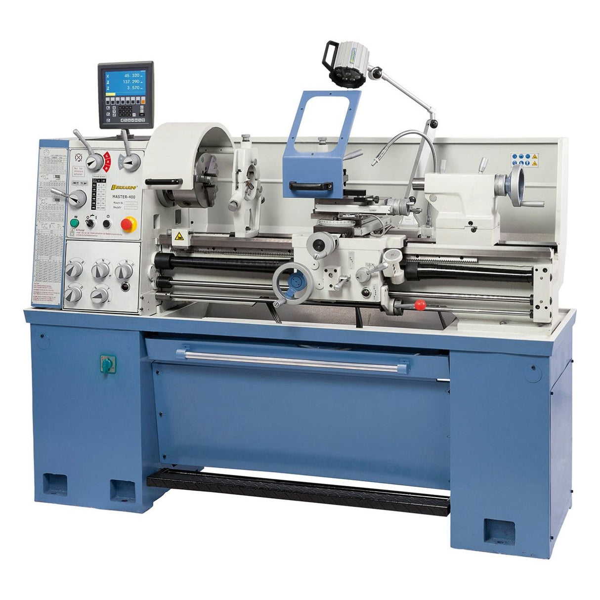 BERNARDO Universaldrehmaschine – Modell Master 400 inkl. 3-Achs-Digitalanzeige ES-12 V