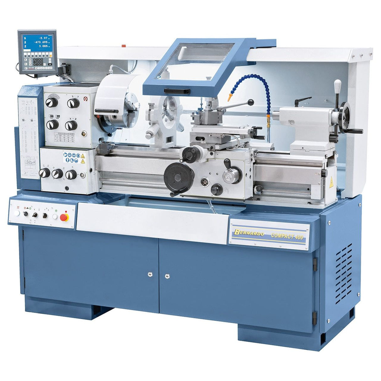 BERNARDO Universaldrehmaschine – Modell Compact 400 inkl. 3-Achs-Digitalanzeige ES-12 V