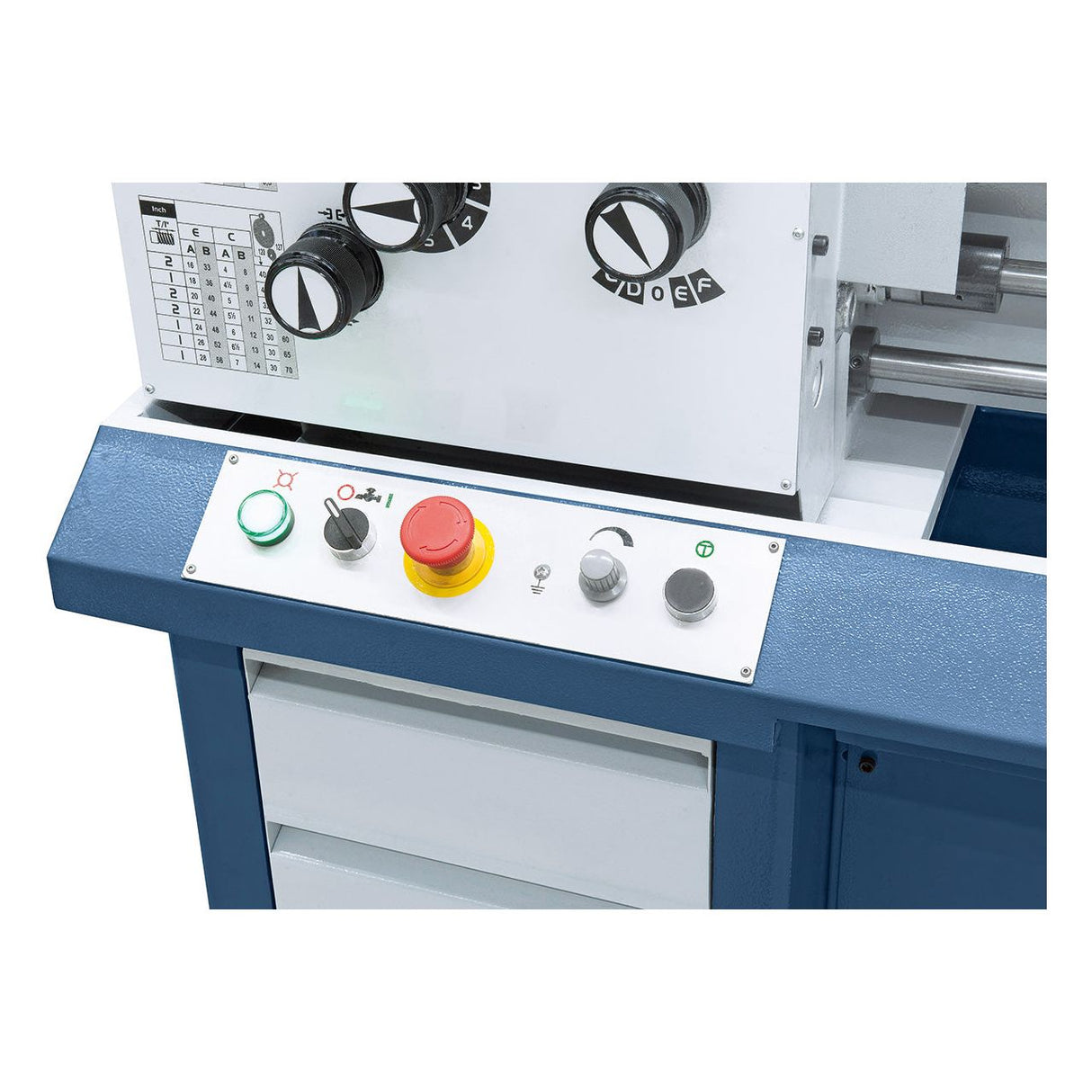 BERNARDO Universaldrehmaschine mit stufenloser Drehzahl – Modell Master 410 Pro Vario inkl. 3-Achs-Digitalanzeige ES-12 V