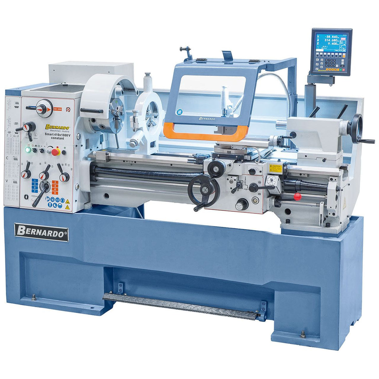 BERNARDO Universaldrehmaschine mit stufenloser Drehzahl – Modell Smart 410 x 1500 V-constant inkl. 3-Achs-Digitalanzeige