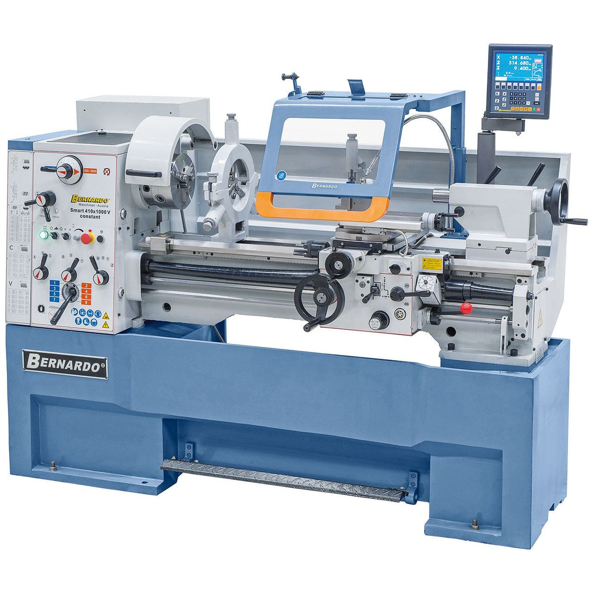 BERNARDO Universaldrehmaschine mit stufenloser Drehzahl – Modell Smart 410 x 1500 V-constant inkl. 3-Achs-Digitalanzeige