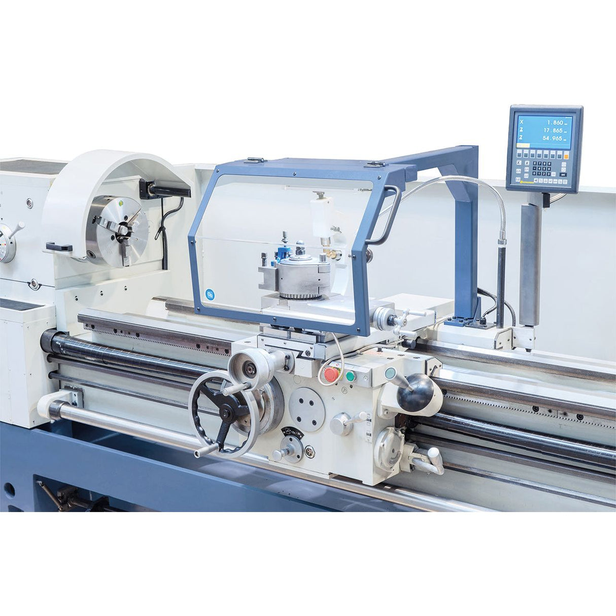 BERNARDO Universaldrehmaschine – Modell Goliath 500 x 3000 inkl. 3-Achs-Digitalanzeige