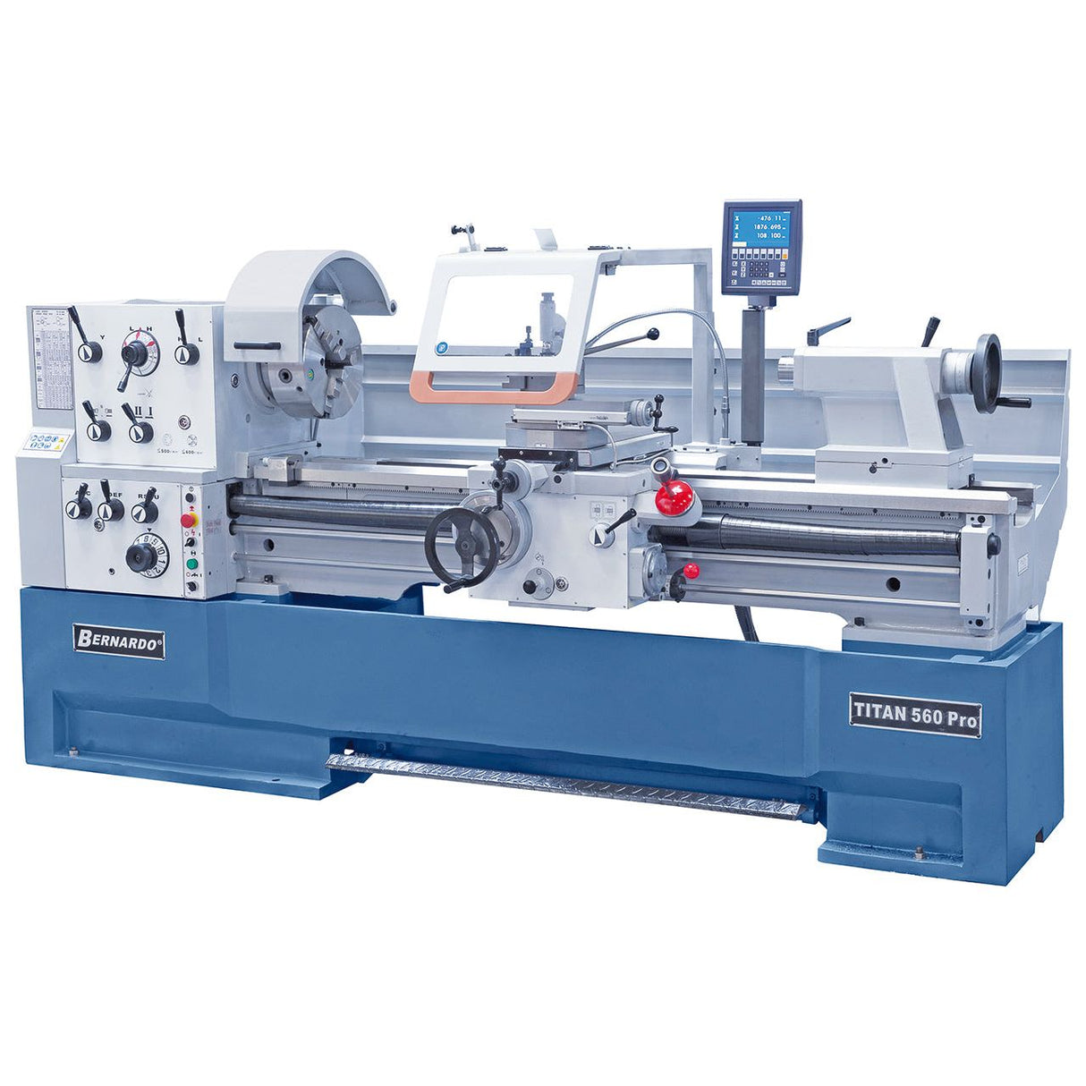 BERNARDO Universaldrehmaschine – Modell Titan 560 x 1500 Pro inkl. 3-Achs-Digitalanzeige