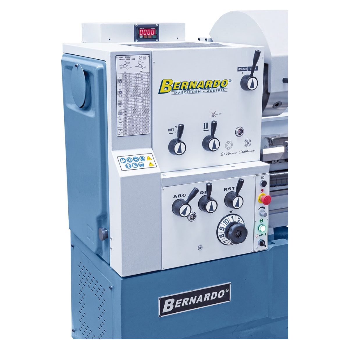 BERNARDO Universaldrehmaschine mit stufenloser Drehzahl – Modell Titan 560 x 2000 Pro Vario