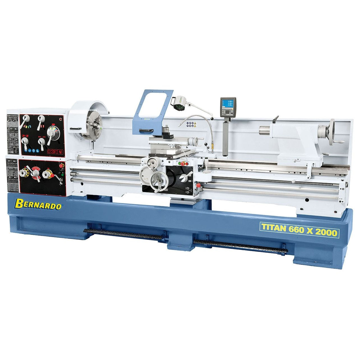 BERNARDO Universaldrehmaschine – Modell Titan 660 x 3000 inkl. 3-Achs-Digitalanzeige