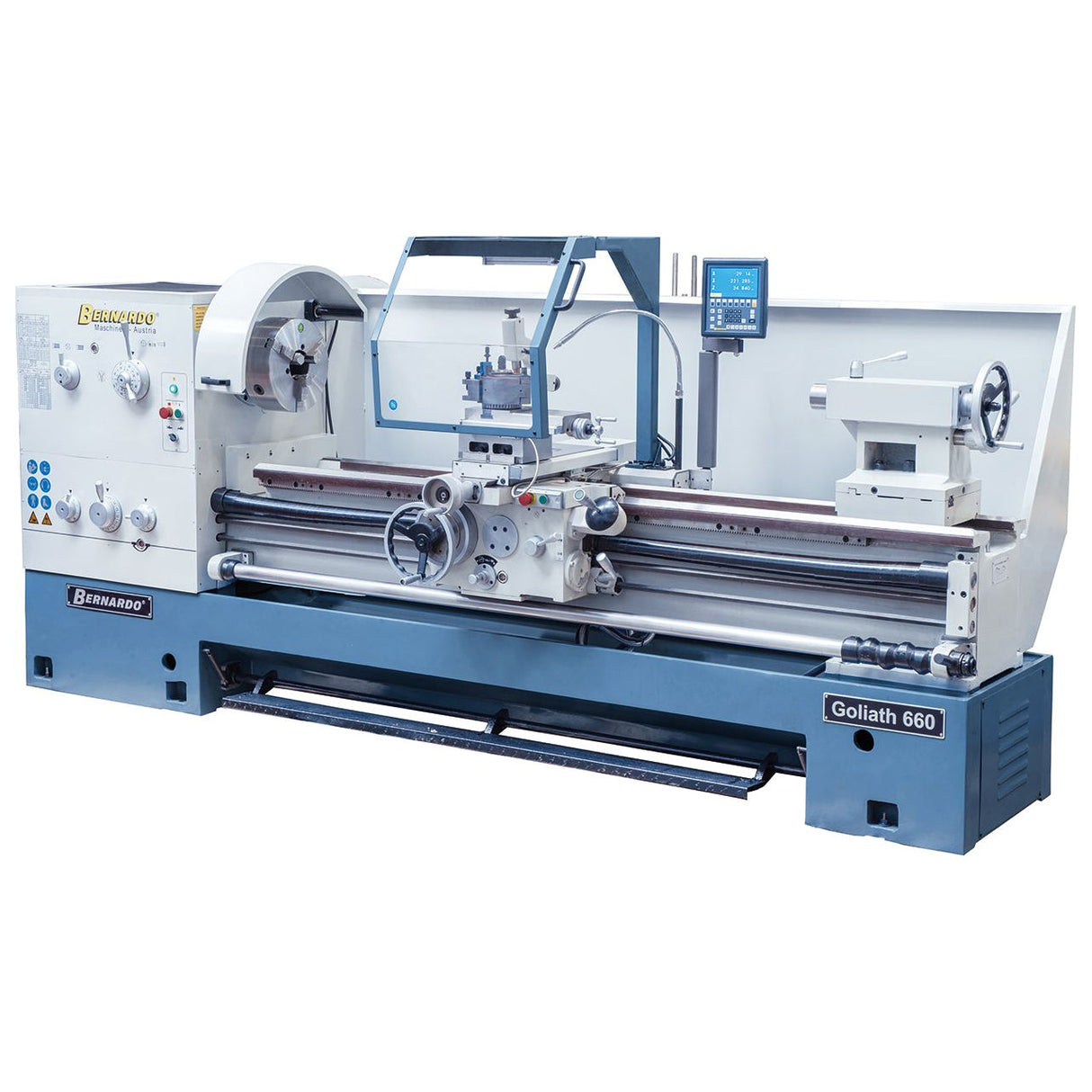 BERNARDO Universaldrehmaschine – Modell Goliath 660 x 1000 inkl. 3-Achs-Digitalanzeige