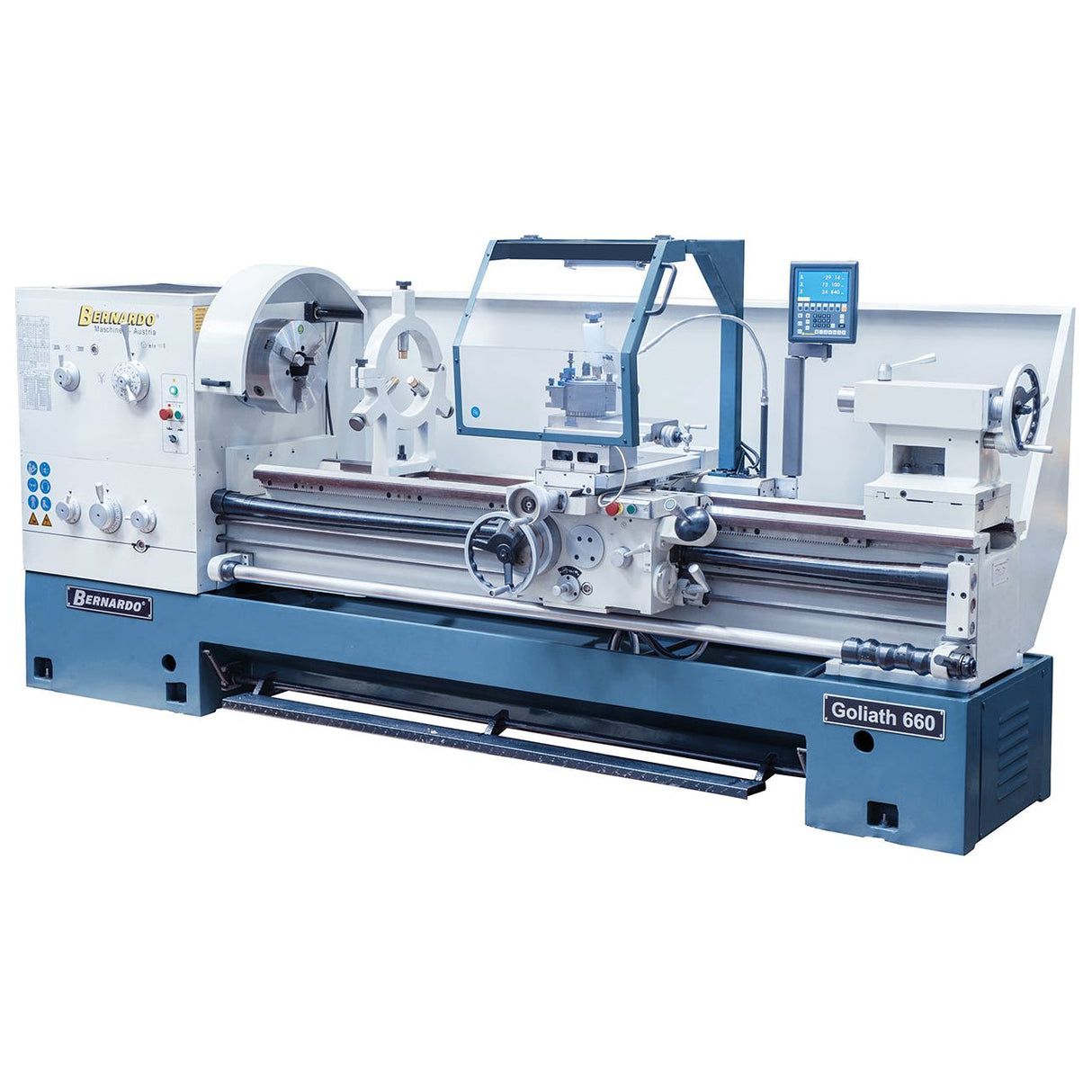 BERNARDO Universaldrehmaschine – Modell Goliath 660 x 1500 inkl. 3-Achs-Digitalanzeige