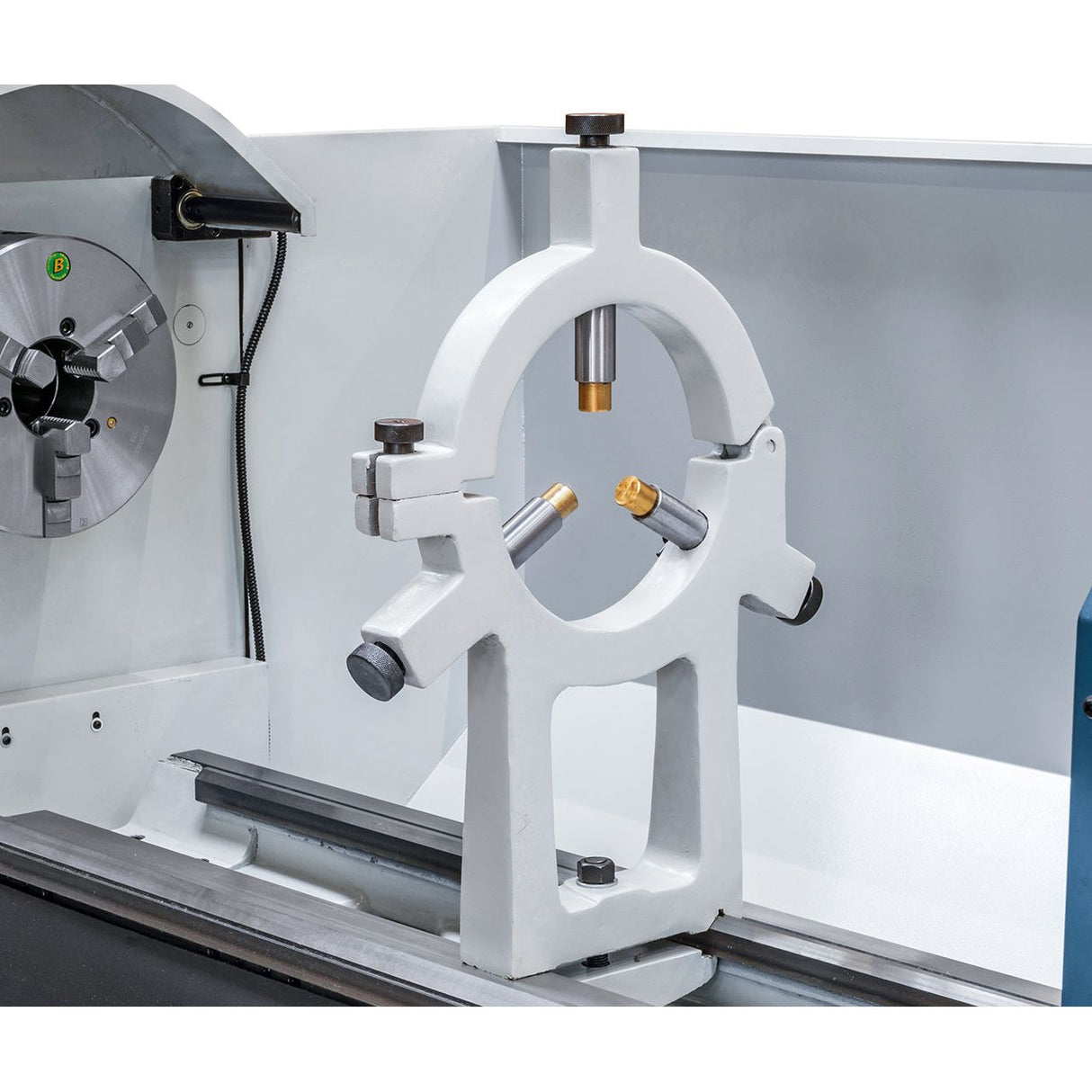 BERNARDO Universaldrehmaschine – Modell Goliath 800 x 1500 inkl. 3-Achs-Digitalanzeige