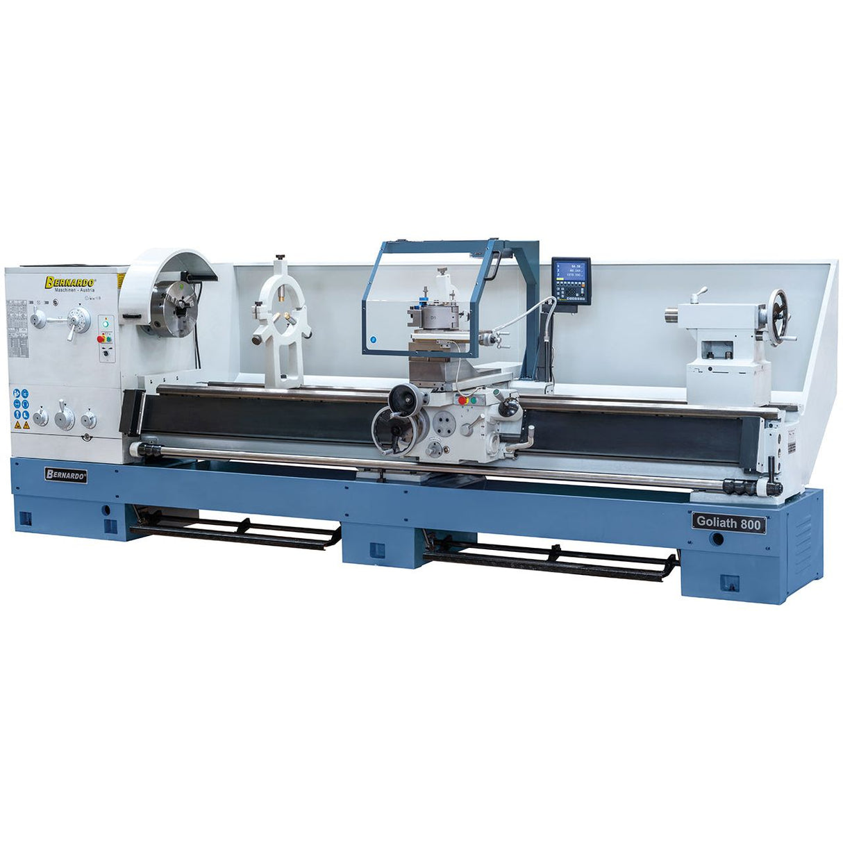 BERNARDO Universaldrehmaschine – Modell Goliath 800 x 1000 inkl. 3-Achs-Digitalanzeige