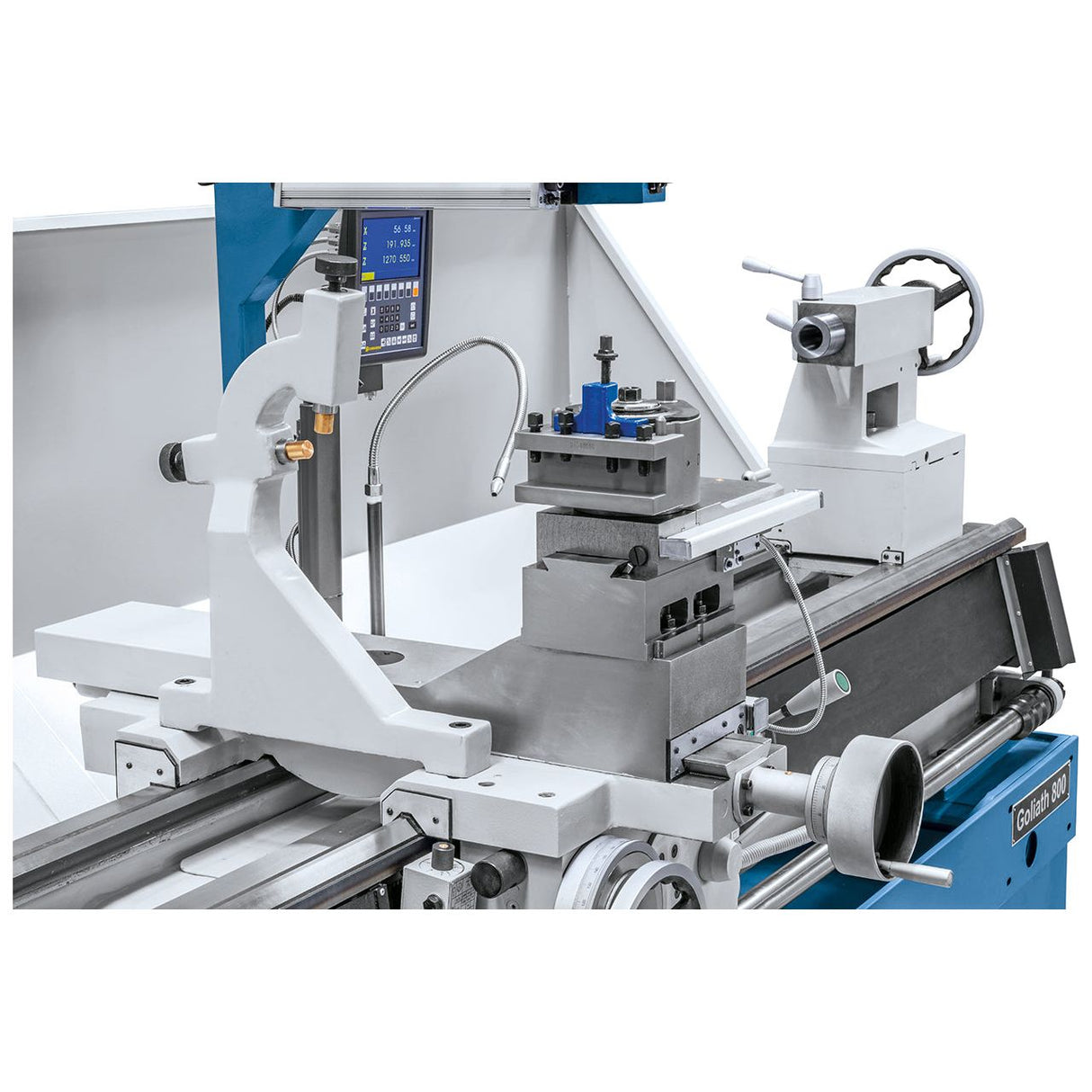 BERNARDO Universaldrehmaschine – Modell Goliath 800 x 1000 inkl. 3-Achs-Digitalanzeige