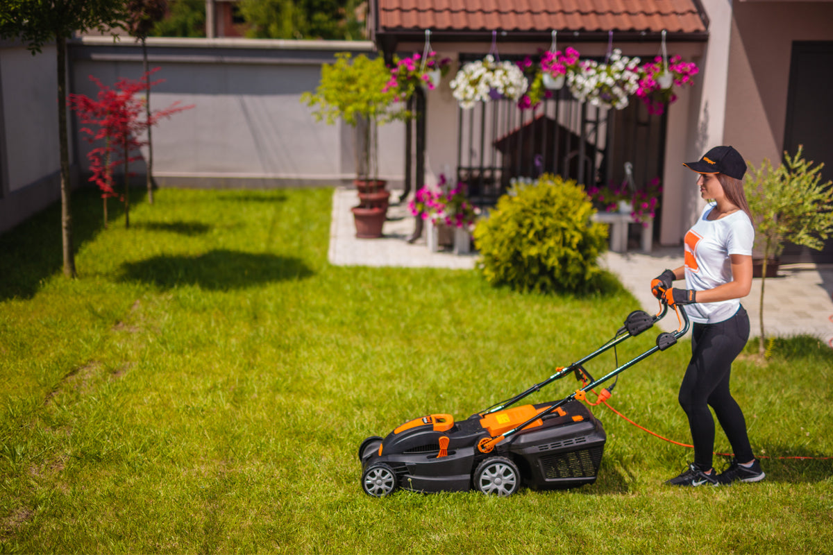 Villager VILLY 1600 P - Elektrorasenmäher mit 1600 W & 38 cm Schnittbreite - VI-030092