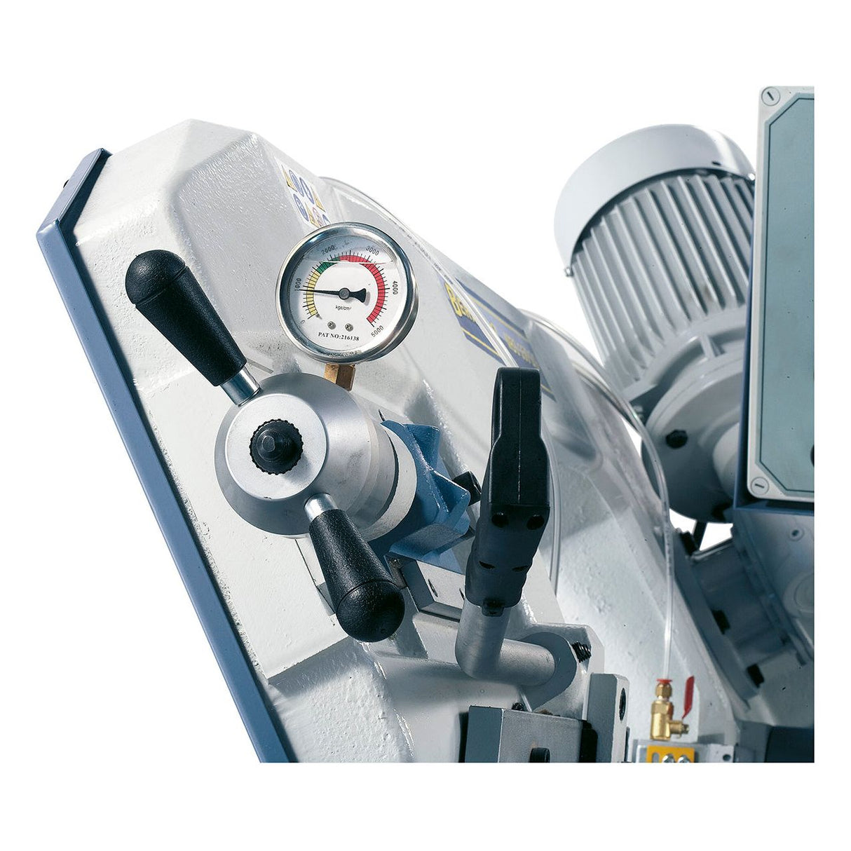 BERNARDO Halbautomatische Doppelgehrungsbandsäge – Modell MBS 350 DGA-V / 400 V