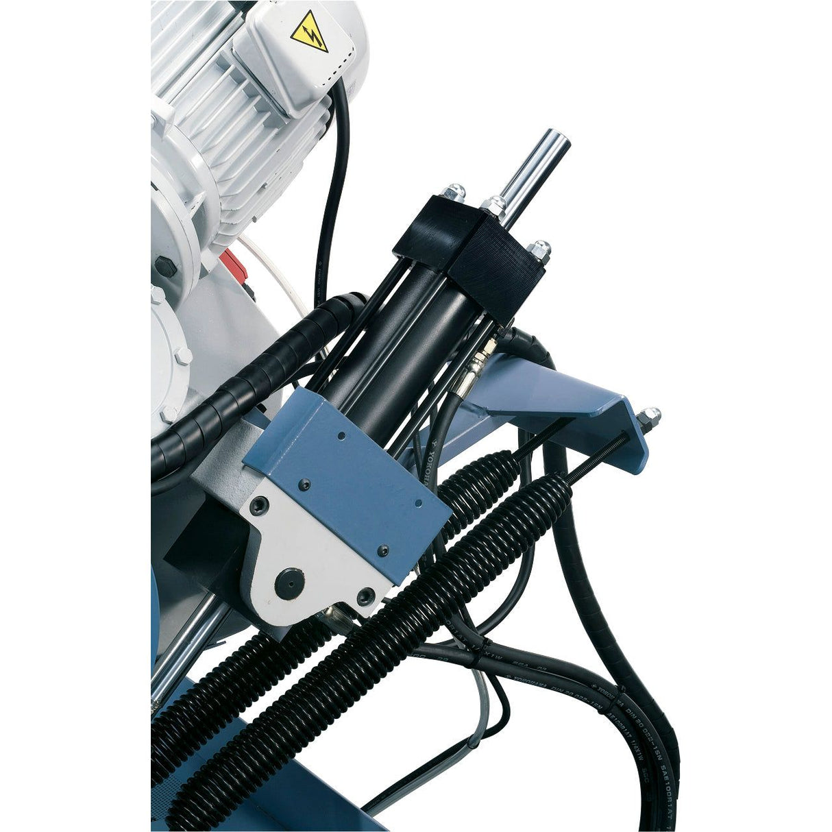 BERNARDO Halbautomatische Doppelgehrungsbandsäge – Modell MBS 350 DGA-V / 400 V