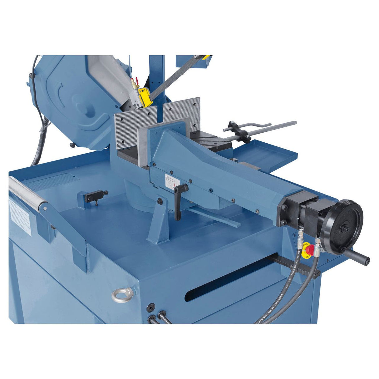 BERNARDO Halbautomatische Doppelgehrungsbandsäge – Modell MBS 350 DGA-V / 400 V