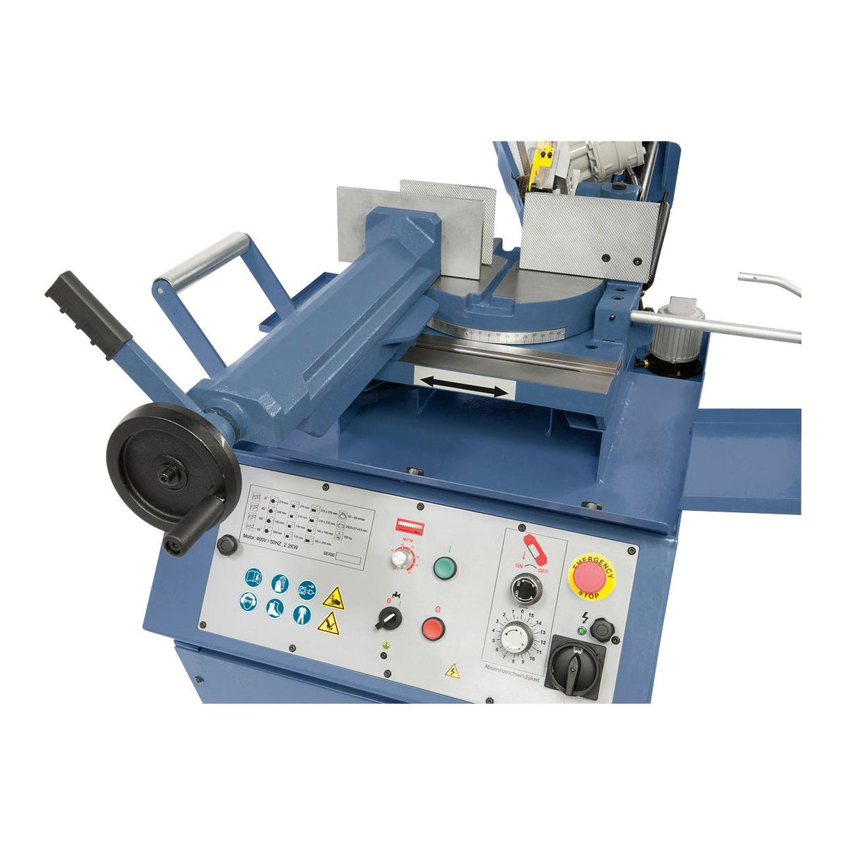 BERNARDO Doppelgehrungsbandsäge – Modell MBS 350 DG-VR PRO / 400 V