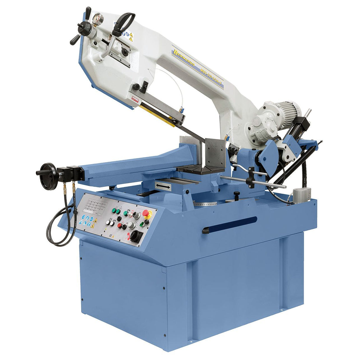 BERNARDO Halbautomatische Doppelgehrungsbandsäge – Modell MBS 530 DGA-V