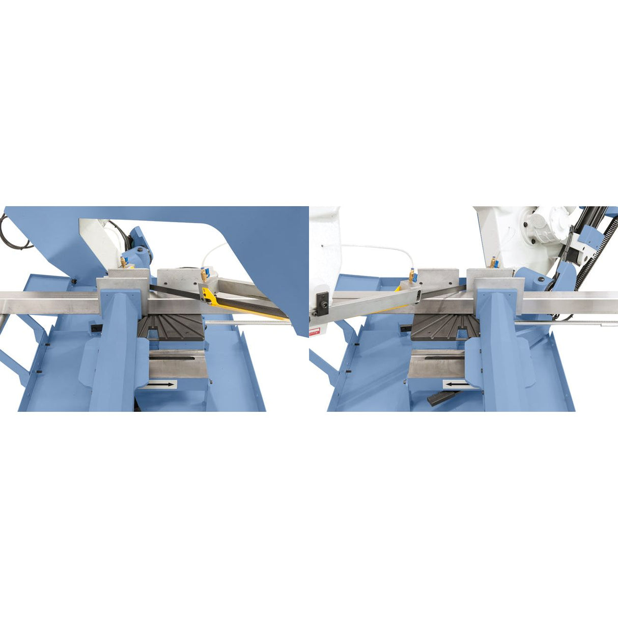 BERNARDO Halbautomatische Doppelgehrungsbandsäge – Modell MBS 530 DGA-V