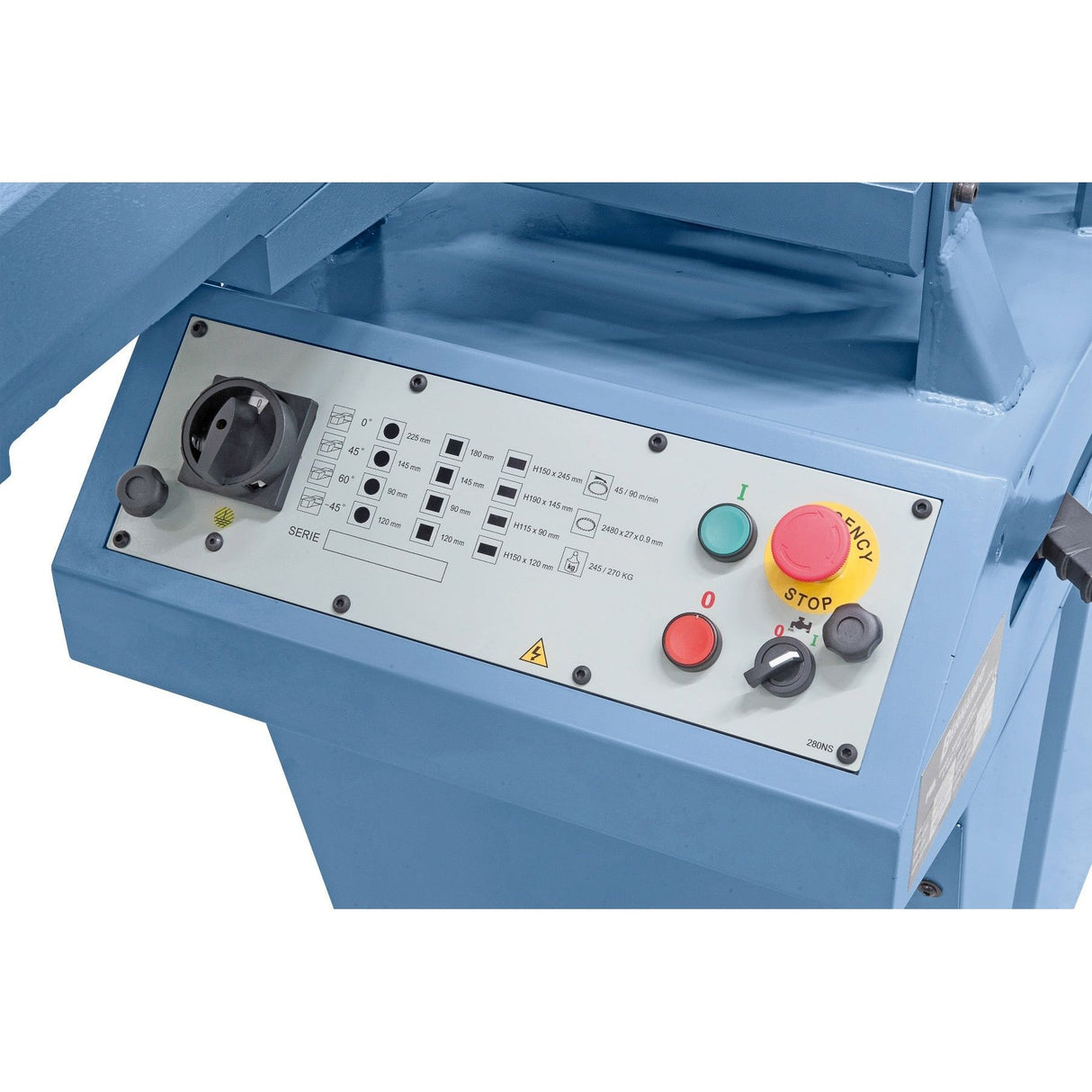 BERNARDO Doppelgehrungsbandsäge – Modell MBS 280 DG PRO / 400 V