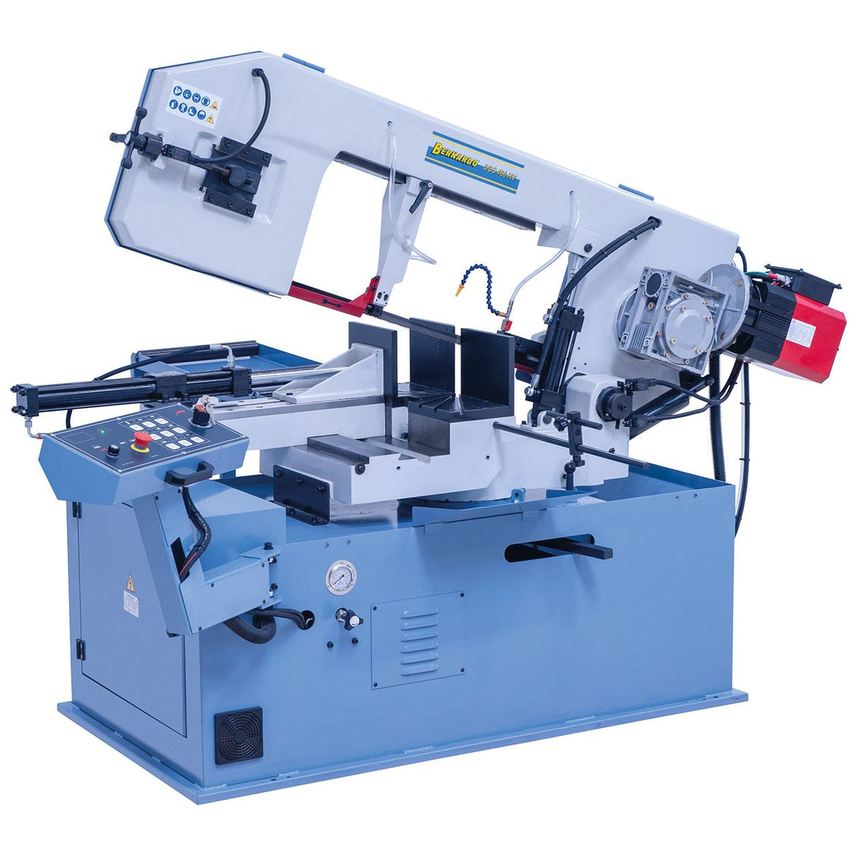 BERNARDO Halbautomatische Doppelgehrungsbandsäge – Modell DGS 460 HV