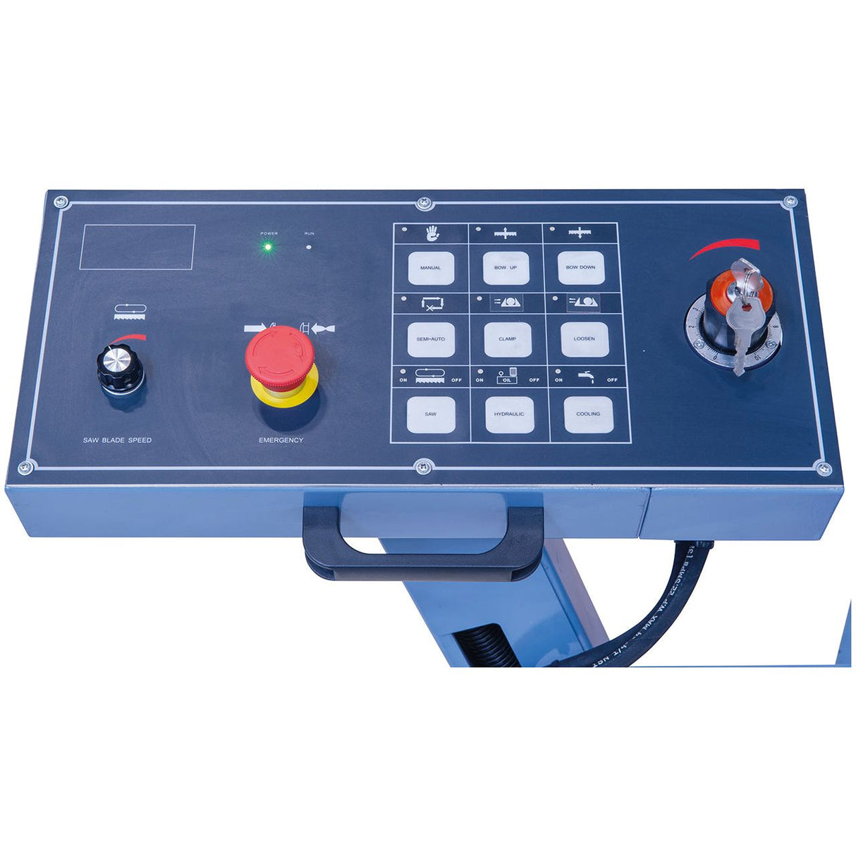 BERNARDO Halbautomatische Doppelgehrungsbandsäge – Modell DGS 460 HV