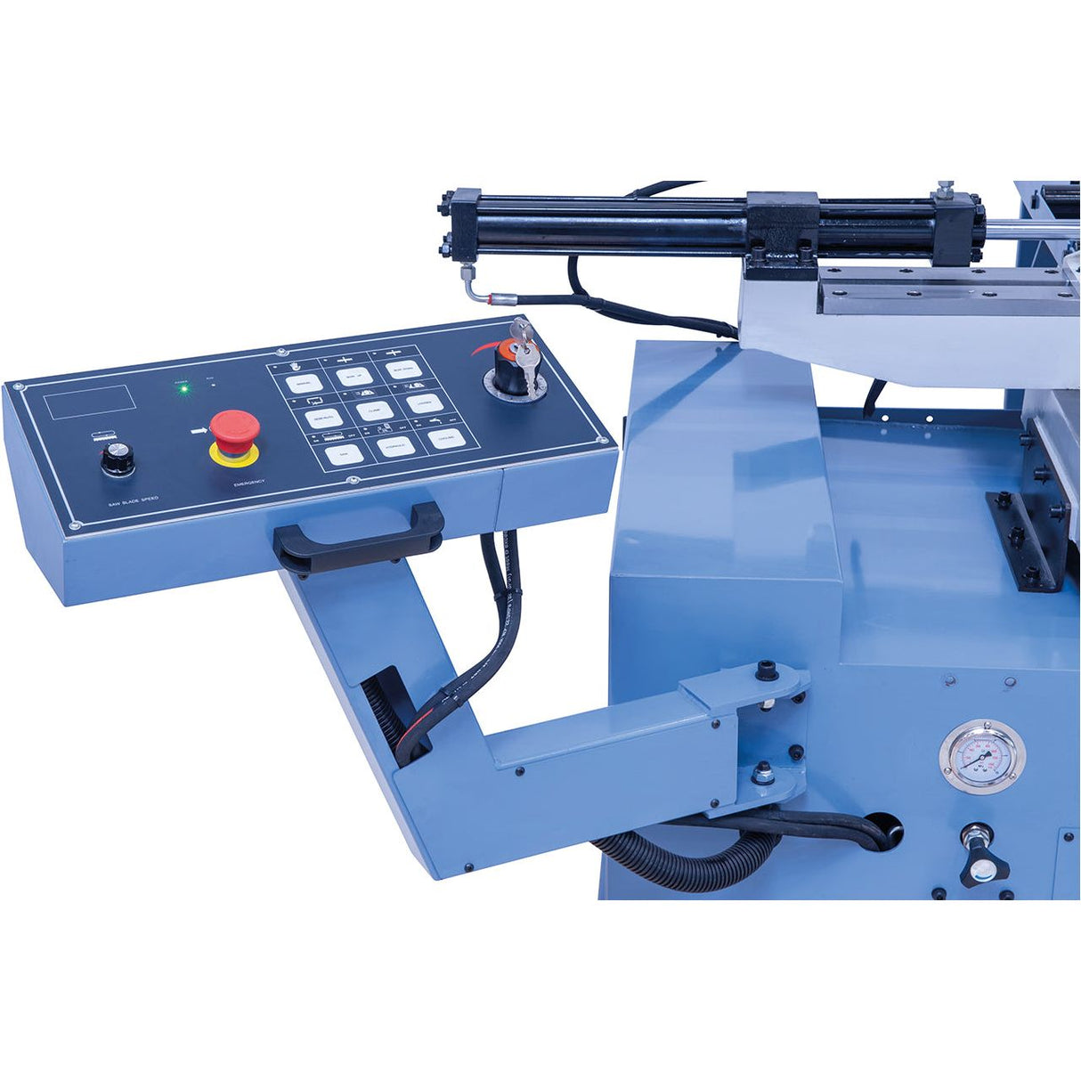 BERNARDO Halbautomatische Doppelgehrungsbandsäge – Modell DGS 460 HV