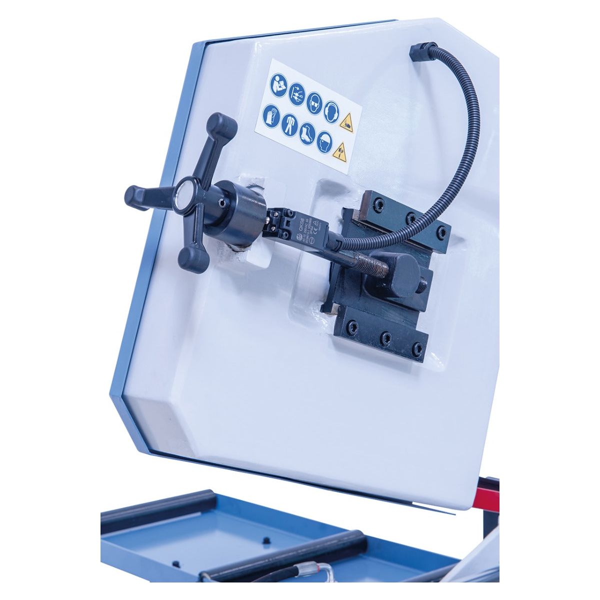 BERNARDO Halbautomatische Doppelgehrungsbandsäge – Modell DGS 460 HV
