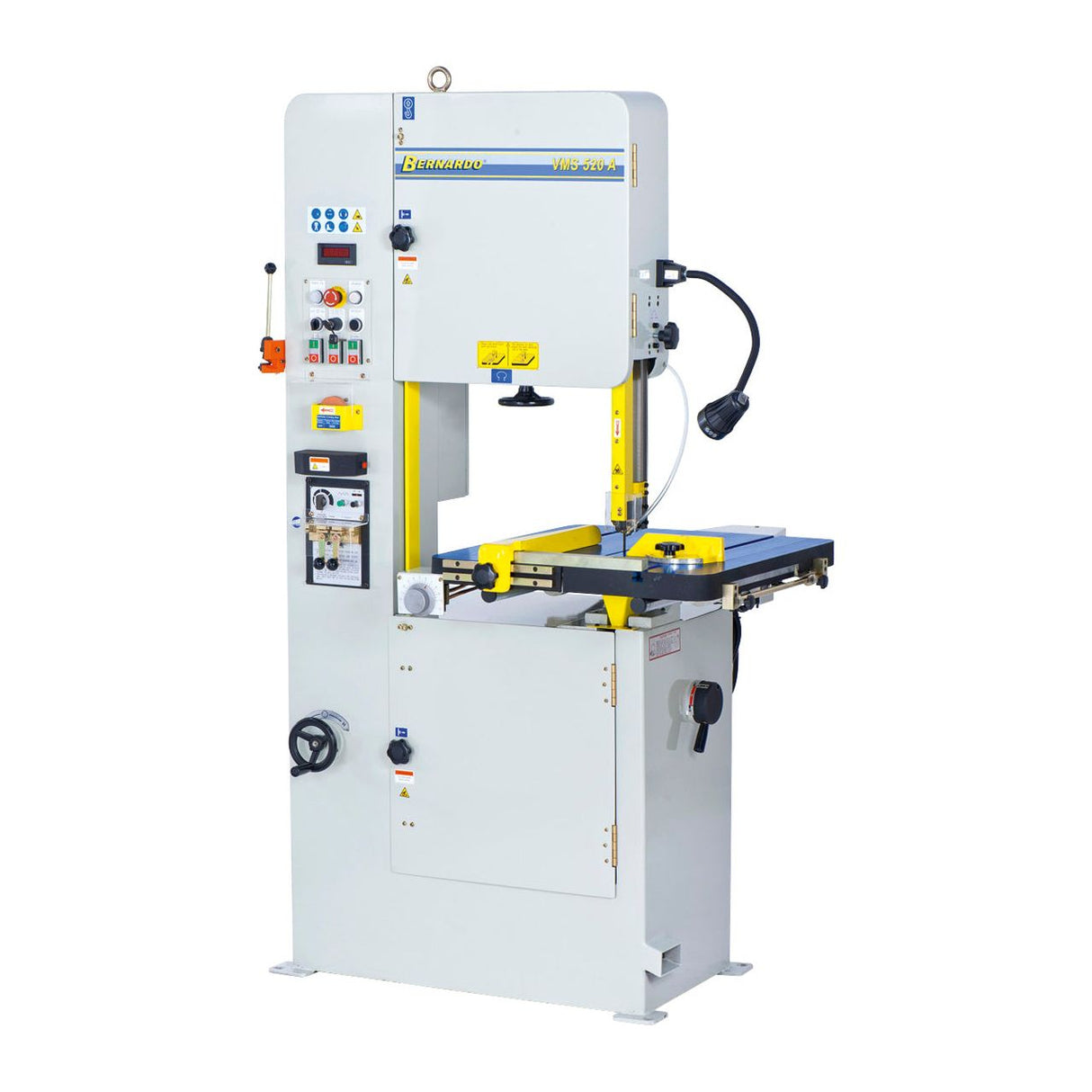 BERNARDO Vertikalbandsäge mit automatischem Tischvorschub – Modell VMS 520 A mit automat. Tischvorschub