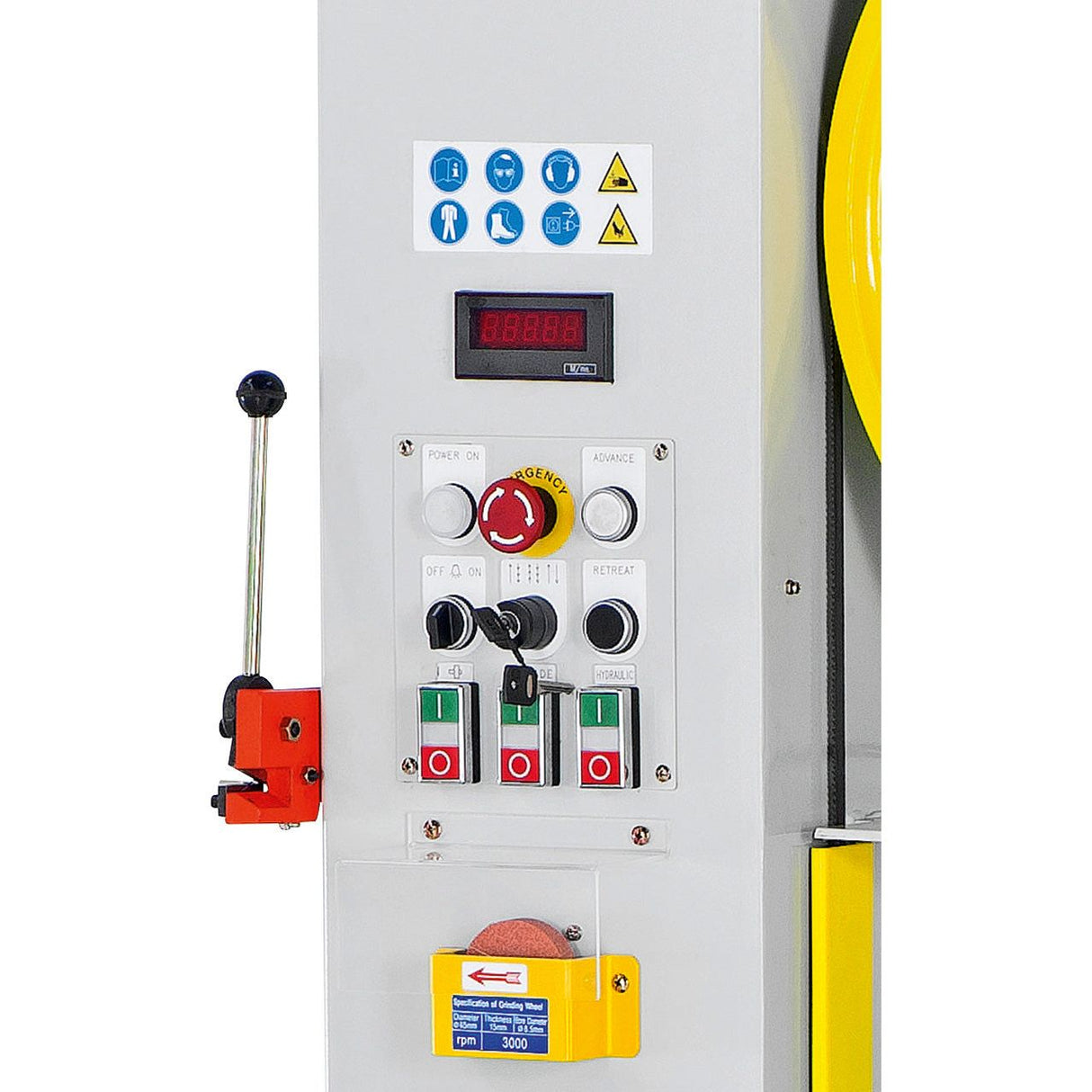 BERNARDO Vertikalbandsäge mit automatischem Tischvorschub – Modell VMS 520 A mit automat. Tischvorschub
