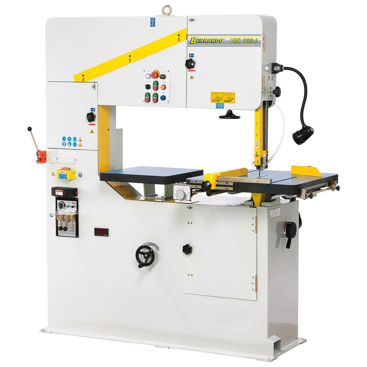 BERNARDO Vertikalbandsäge mit automatischem Tischvorschub – Modell VMS 1000 A mit automat. Tischvorschub