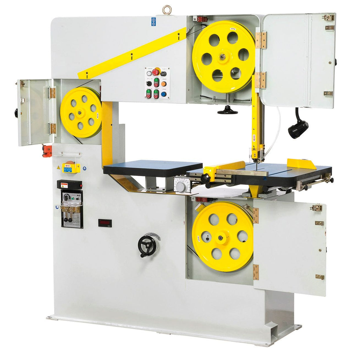 BERNARDO Vertikalbandsäge mit automatischem Tischvorschub – Modell VMS 1000 A mit automat. Tischvorschub