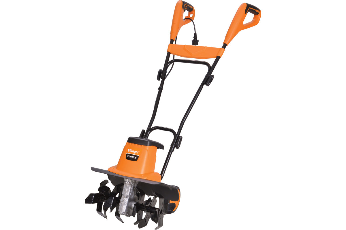 Villager Bodenfräse VTB 1400 E - Elektro-Kultivator mit 1400 W & 400 mm Arbeitsbreite - Bodenhacke VI-046670