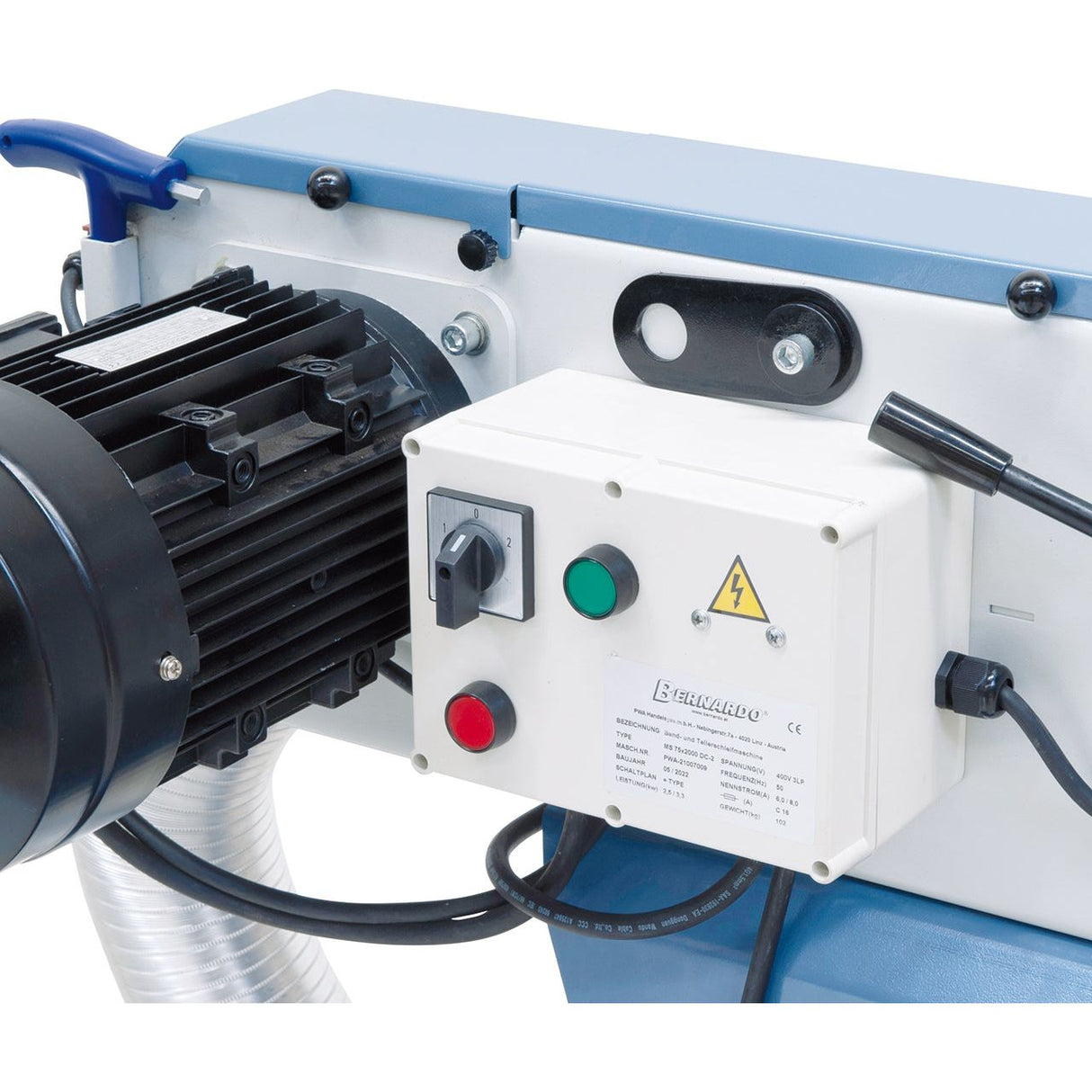 BERNARDO Bandschleifmaschine – Modell MS 75 x 2000 DC-2 / 400 V