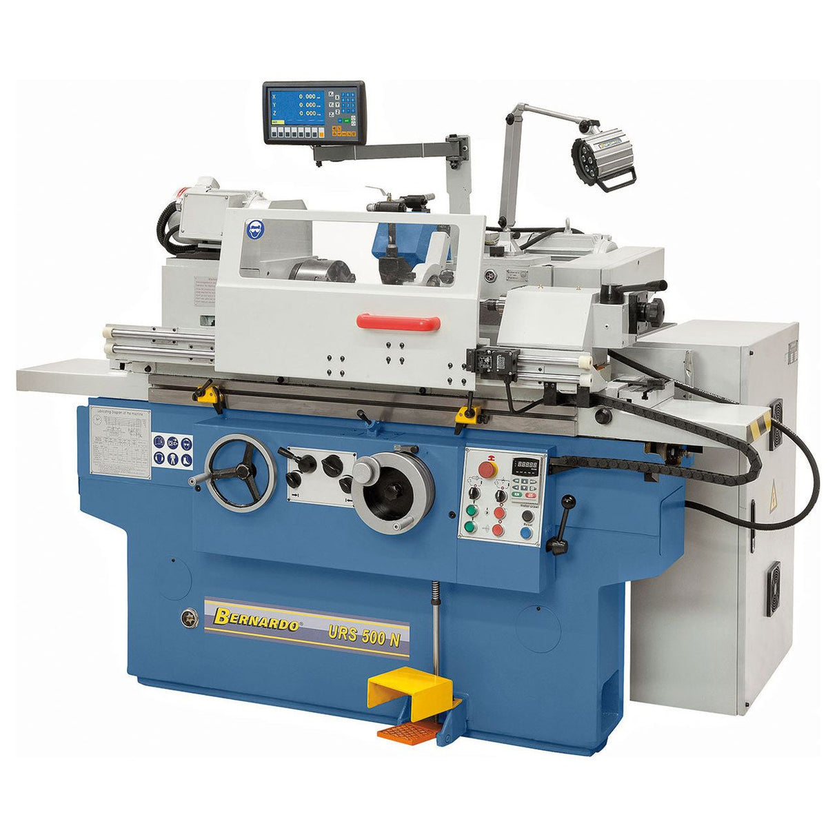 BERNARDO Universal-Rundschleifmaschine – Modell URS 500 N inkl. 2-Achs-Digitalanzeige ES-12 H