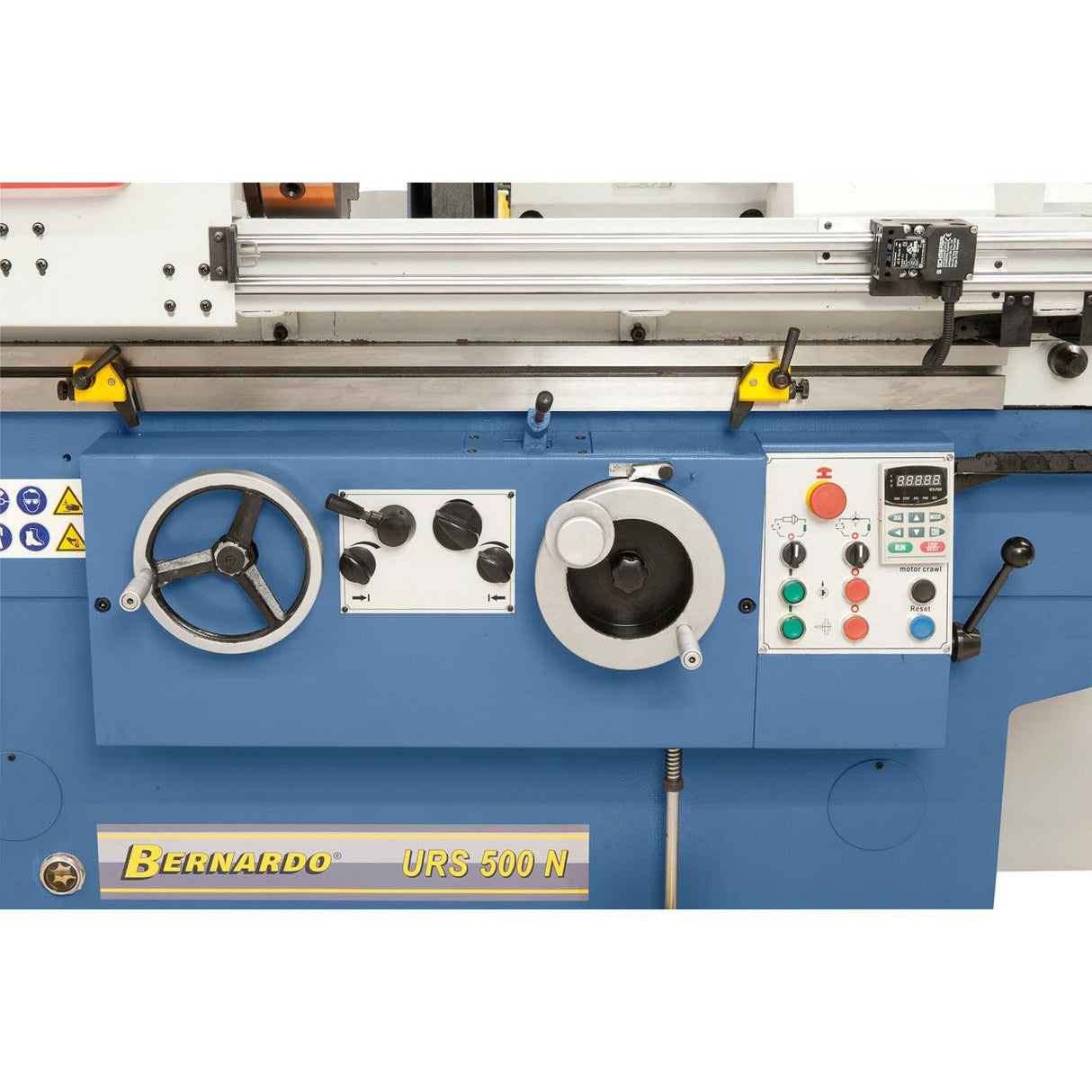 BERNARDO Universal-Rundschleifmaschine – Modell URS 500 N inkl. 2-Achs-Digitalanzeige ES-12 H