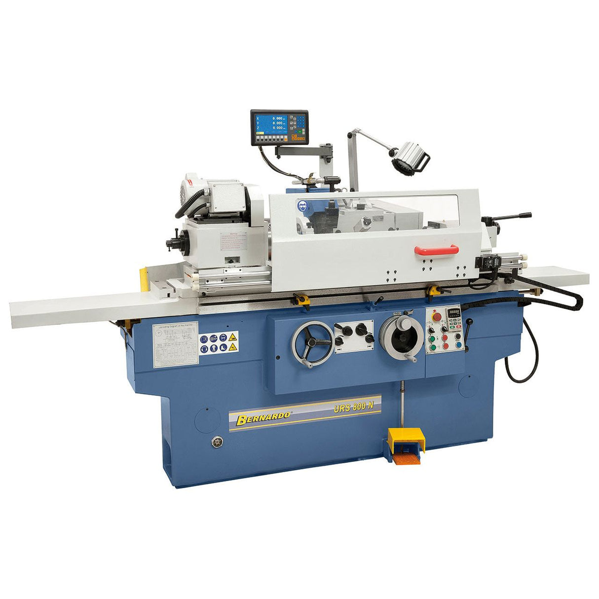 BERNARDO Universal-Rundschleifmaschine – Modell URS 800 N inkl. 2-Achs-Digitalanzeige ES-12 H